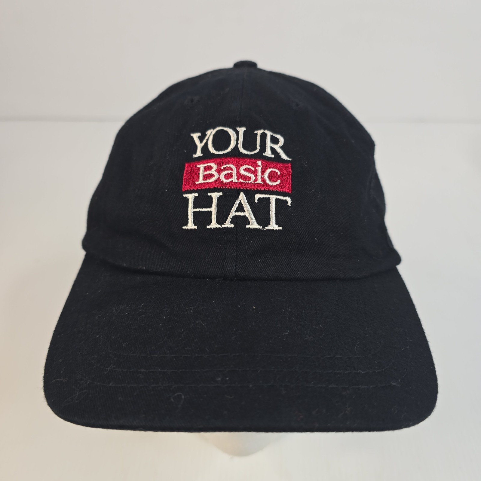 Your Basic Hat Black Unstructured Snapback Mens B… - image 1