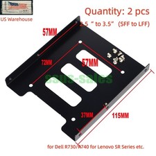 X2 BLK35TO25 2.5" to 3.5" SATA SAS SSD HDD Adapter Bracket Caddy for Server PC