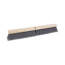 Boardwalk Floor Brush Head, 3" Gray Flagged Bristles, 24" Brush, 2/Pack