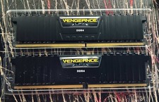 Corsair Vengeance LPX 16GB 2x8GB DDR4-2400 Desktop RAM CMK8GX4M1A2400C16