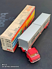 VINTAGE TRUCK SEMITRAILER MS 66-07 MSB VEB FRICTION TOY GERMANY LKW ORIGINAL BOX
