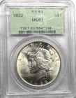 1922 Peace Silver Dollar MS63 PCGS