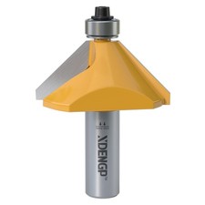 XDENGP 45 Degree Chamfer Router Bit with 3/4 Inch Cutting 1/2 Shank