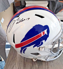 CASCO JOSH ALLEN AUTOGRAFIADO TAMAÑO COMPLETO CERTIFICADO GLOBAL. COA NO TE LO PIERDAS