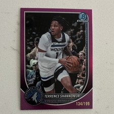 2025-26 Topps Bowman Chrome Terrence Shannon Jr. Purple /199 #BCV-105