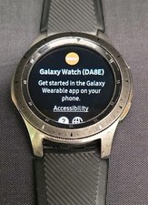 Samsung Galaxy Watch SM-R800 Smartwatch 46mm Stainless Steel - Tested