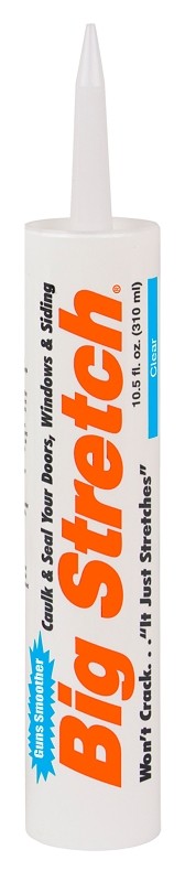 Sashco Big Stretch Acrylic Latex High Performance Caulking Sealant, 10.5