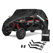 UTV Cover, Waterproof All Weather Sun-UV Snow Protector 4-6 Seater Black