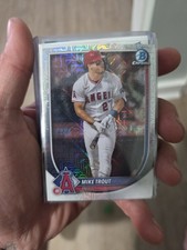 2025 Bowman Chrome Mike Trout Mega Box Refractor #27 Los Angeles Angels