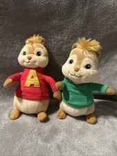 Alvin And The Chipmunks Theodore  Alvin Ty Beanie Plush 2010