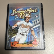 2024 Topps Chrome Jackson Holliday Summertime Rookie Refractor  #SITP-8 Orioles