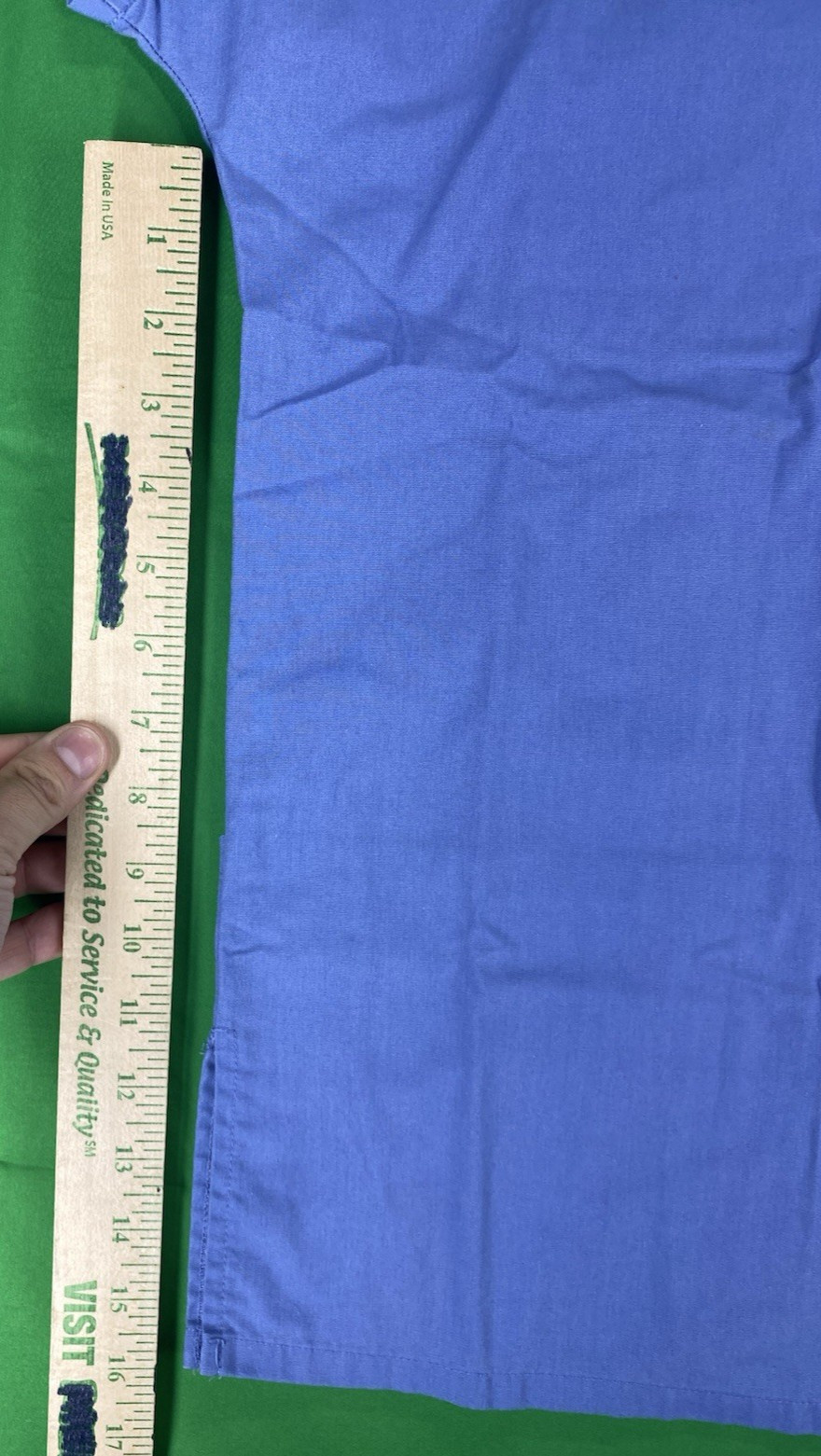 Medium Blue Simply Basic Scrub Shirt - image 7