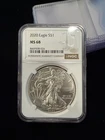 2020 - American Silver Eagle NGC MS68 .999 Fines Silver Coin