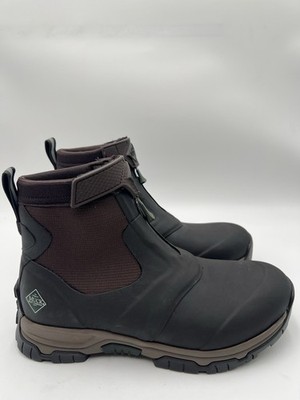 The Original Muck Boots Company Men's Apex Mid Zip Brown Rubber boots Size 10
