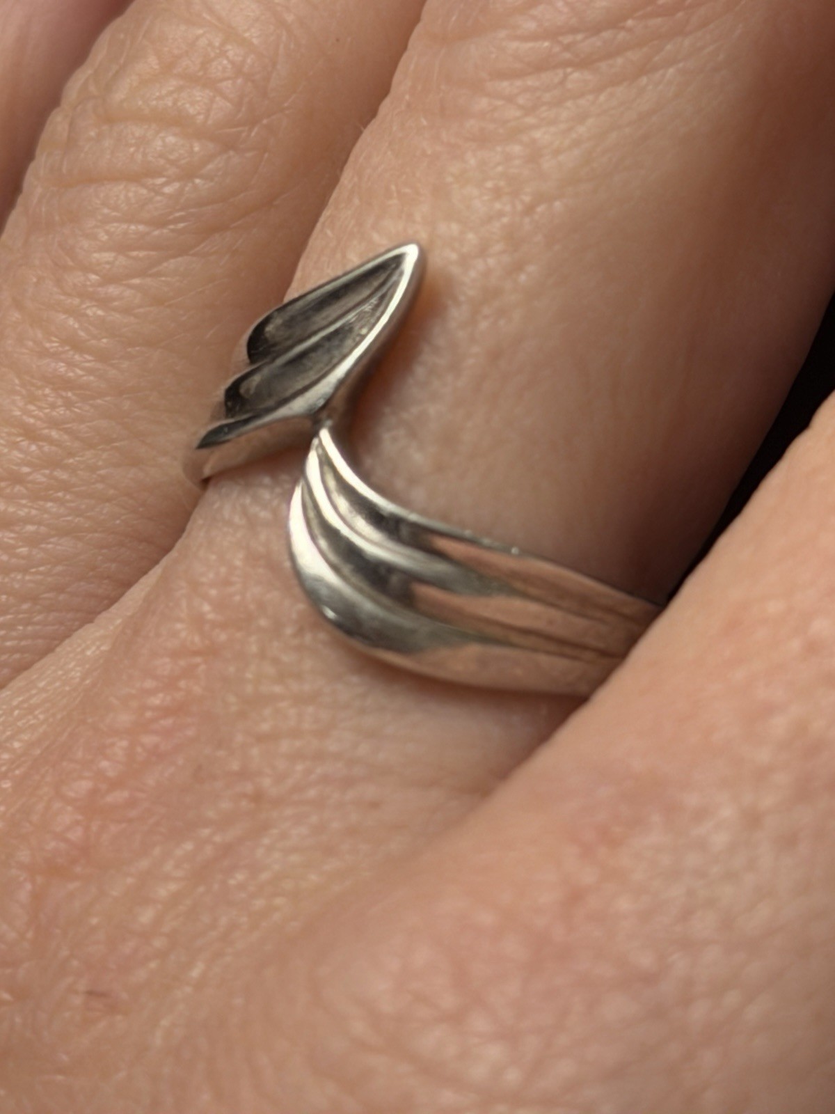 Stunning Sterling silver ring Uk size Q #38 image 3