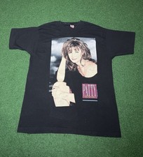 Vintage Patty Loveless Country Music Band Tee Shirt Top USA Made 90s 23x32