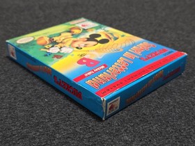 NES MICKEY'S SAFARI IN LETTERLAND Complete CIB Box Nintendo Disney Letter Land