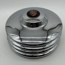 Porsche 356 A B Super Hubcap Set W Enameled Crests 644 361 031 00 Original S90