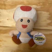 TOAD Plush Vintage BD&A 1997 Super Mario 64 Nintendo 64 New With Tags