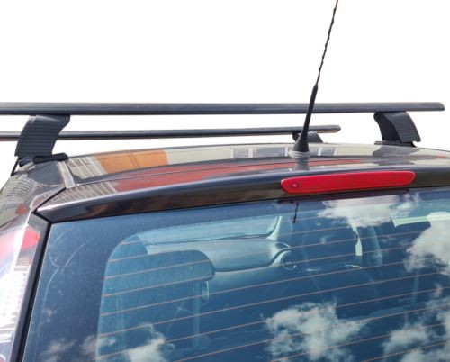 Bare Roof Rack Cross Bars Set for CHEVROLET Aveo/Sonic T300 5 Door 12-16 Black - Bild 5 von 9