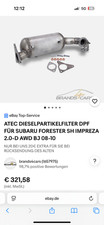 Dieselpartikelfilter Subaru Forester Dieselpartikelfilter Subaru Forester