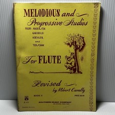 Melodious Progressive Studies For Flute Book II Cavally Southern Music 1972