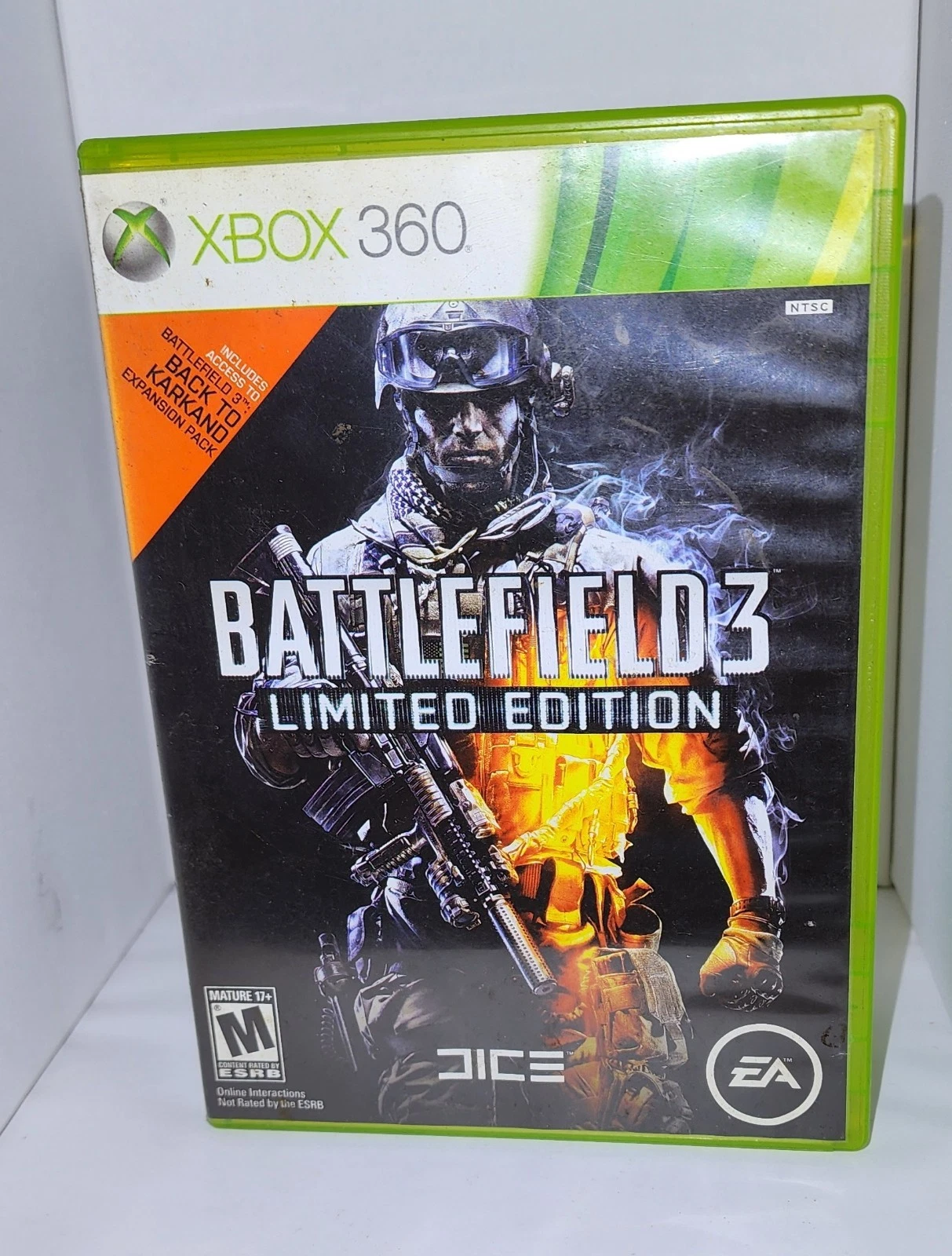 Battlefield 3 Limited Edition Microsoft Xbox 360, 2011 No manual Tested Working