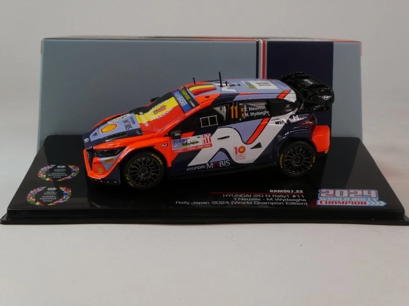 IXO Hyundai i20 N Rally1 #11 Neuville World C. Rally Japan 2024 1/43 RAM967.22 - Immagine 3 di 4