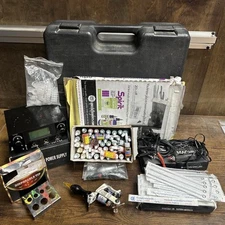 1 Tattoo Machine With A Bunch of Accessories (tattoo machine kit) Check Out Pics