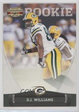 2011 Panini Gridiron Gear Rookie DJ Williams #165 0y59