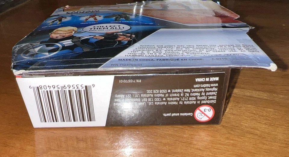 漫威宇宙漫威队长可动人偶 3.75 英寸系列 3 #001 全新 — 第 4/4 张图片