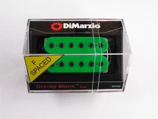 DiMarzio F-Spaced Gravity Storm Neck Humbucker Green W/Black Poles DP 252