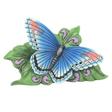 Jim Shore Mini Red Spot Purple Butterfly 6014427