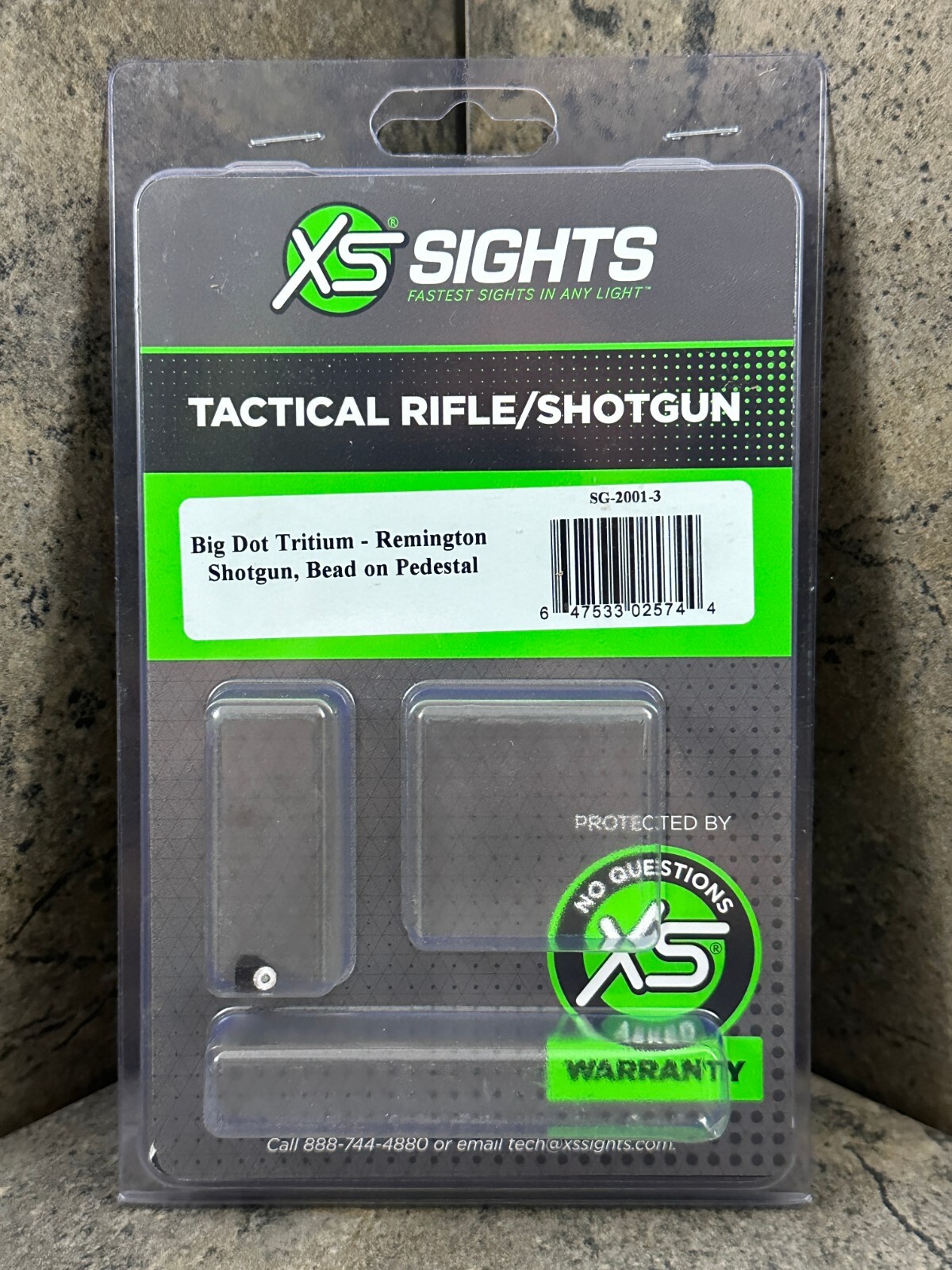 XS Sights Shotgun Big Dot Tritium Bead on Pedestal for Remington SG