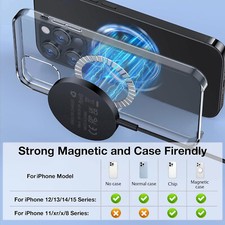 US Fast Wireless Magnetic Charger Charging Pad For iPhone Air 17 Pro 16 15 14 13