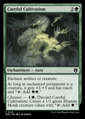 Careful Cultivation x1 - Commander: Wilds of Eldraine - NM-Mint, English - Comma