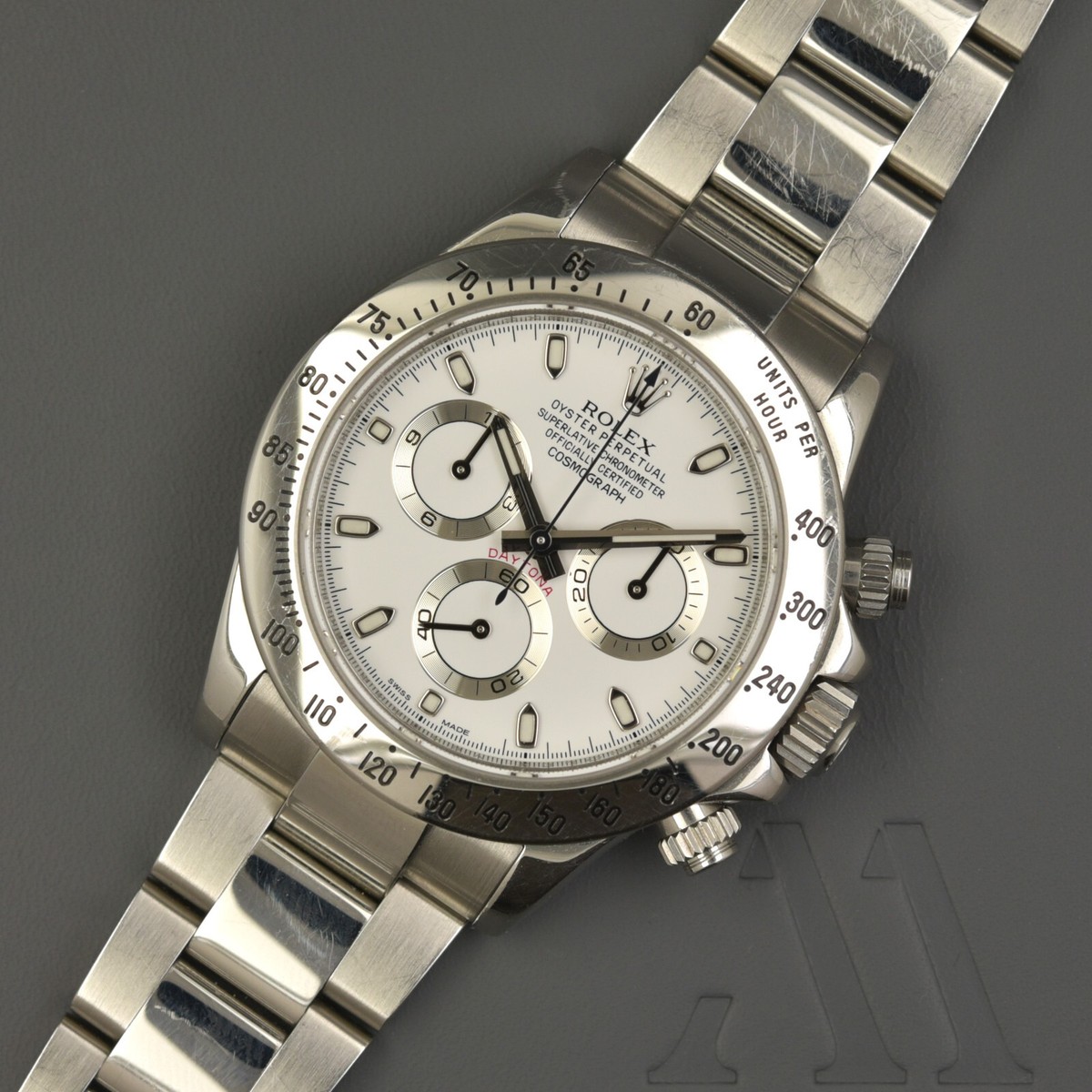 ROLEX Daytona 116520 Unpolished 40mm 2009 RSC 2022 Box White Dial