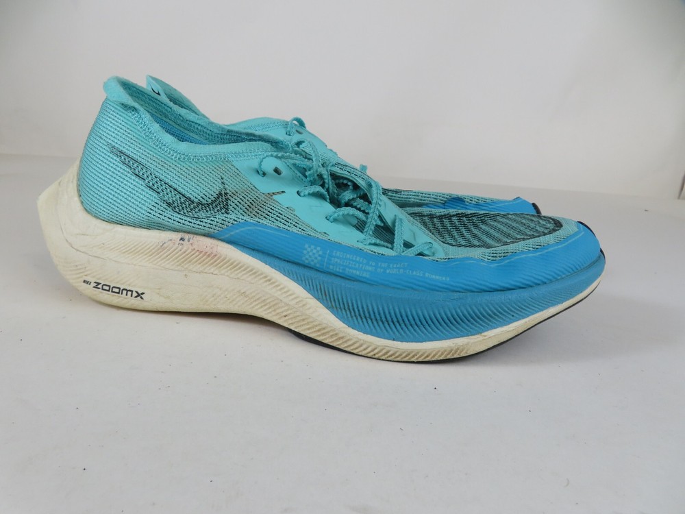 Nike ZoomX Vaporfly Next% 2 Mens Size 11 Running Shoes Blue CU4111-300 Sneakers