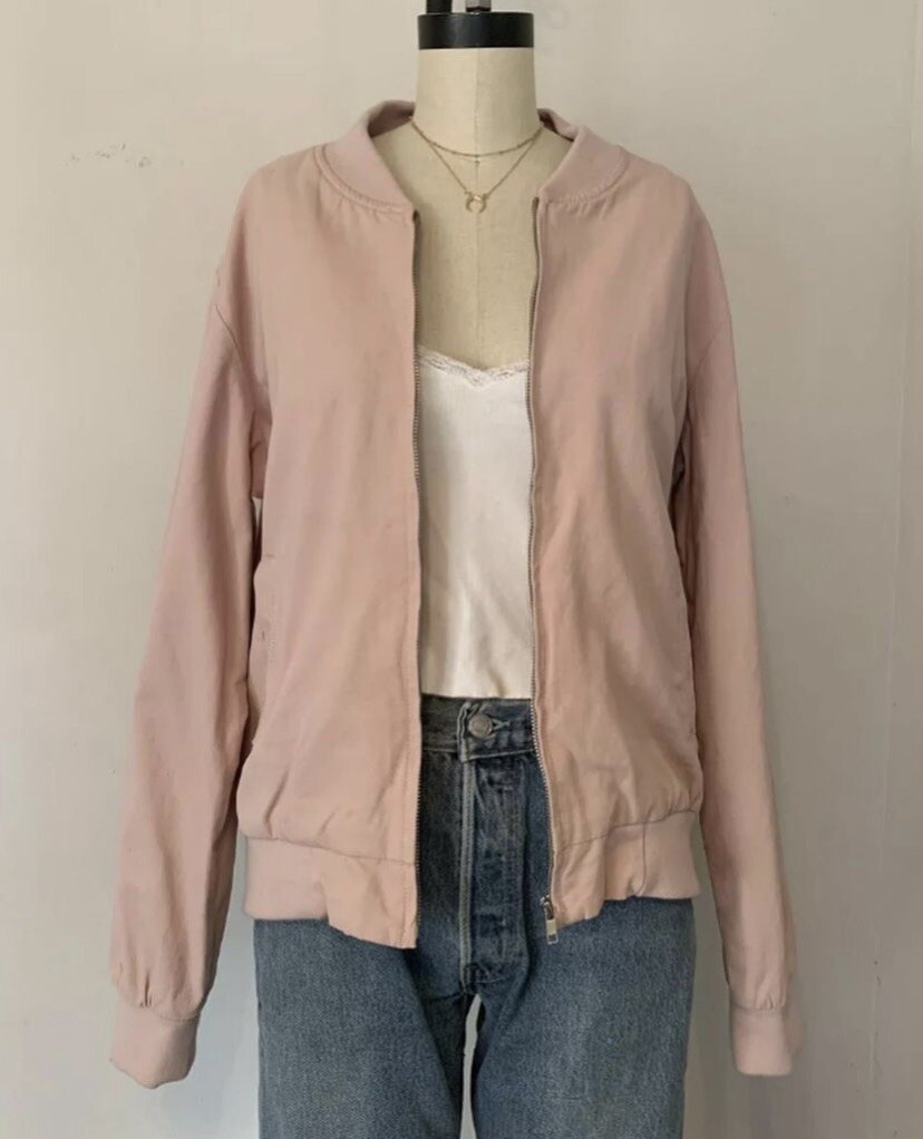 Brandy Melville Bomber Jacket pink Gem
