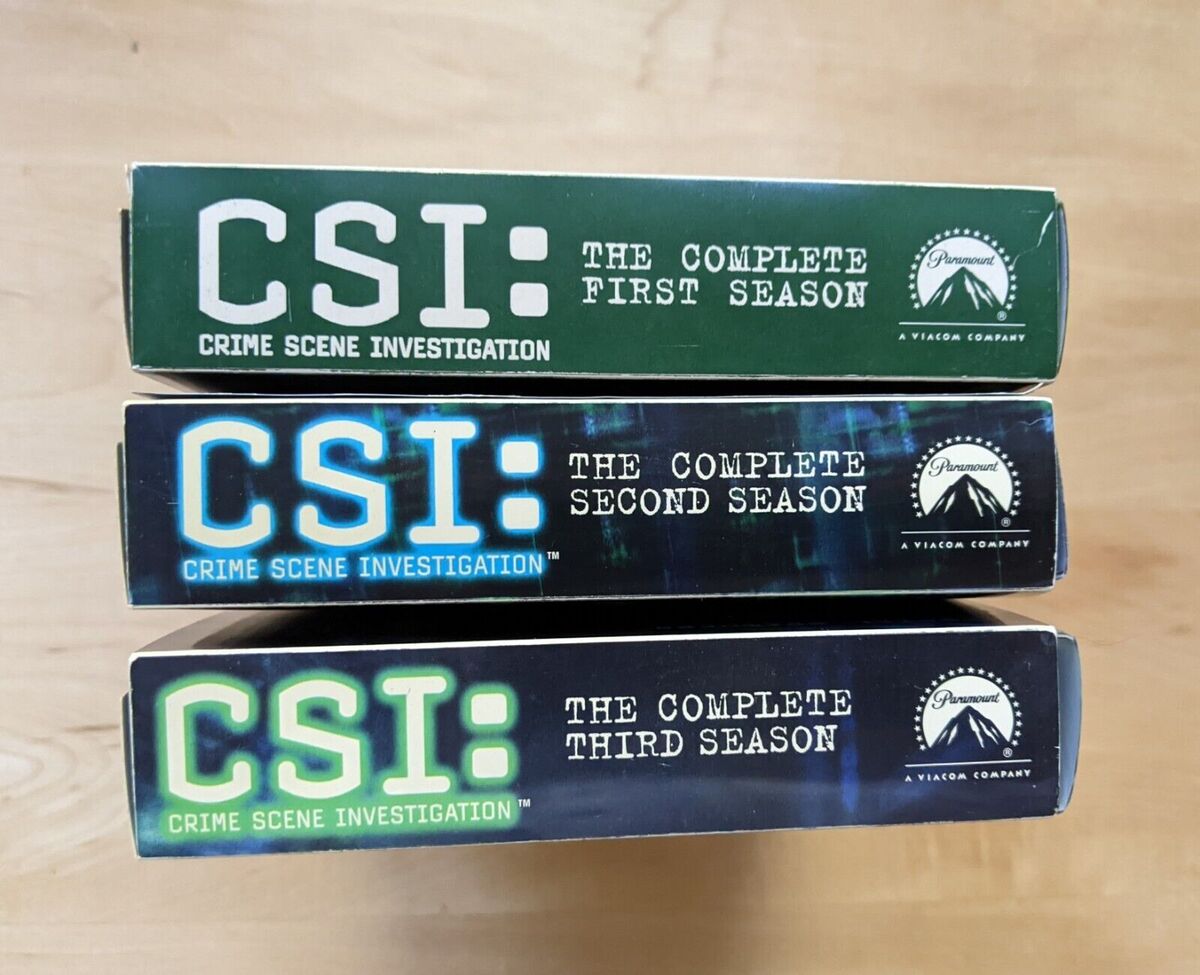 CSI: Crime Scene Investigation, Seasons 1-3 DVD BOX SET TV CSI: Crime Scene Investigation, Seasons 1-3 DVD BOX SET TV