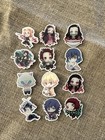 Lot Of 12  Anime Demon Slayer Figure Plastic Pins Set — photo 1