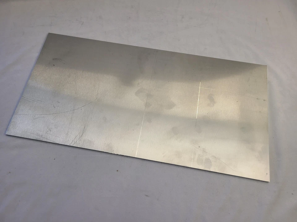 Placa de aluminio 6061, 1/4" x 12" x 24" de largo, material sólido, mecanizado, T651 Foto 4 de 4