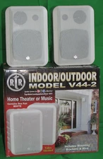 BIC RtR V44-2 Indoor/Outdoor Speaker white (Pair)