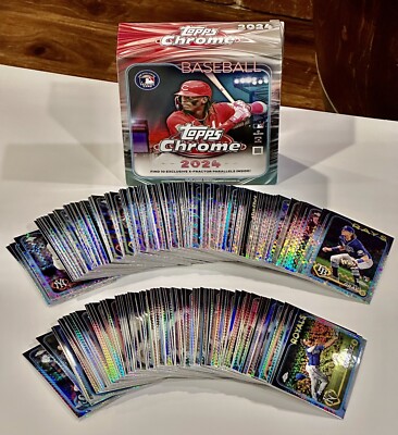 2024 Topps Chrome X-FRACTOR & PRISM Parallels PICK YOUR PLAYER COMPLETE YOUR SET