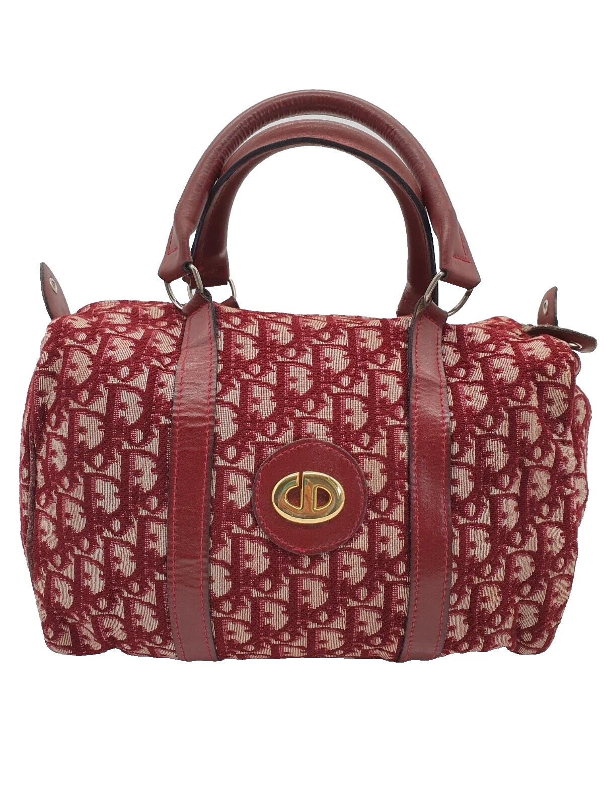 Sac poignées haut authentique vintage dior boston