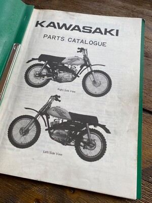 Kawasaki motorcycle parts manual catalog 1975 KD 100 -M1 | eBay