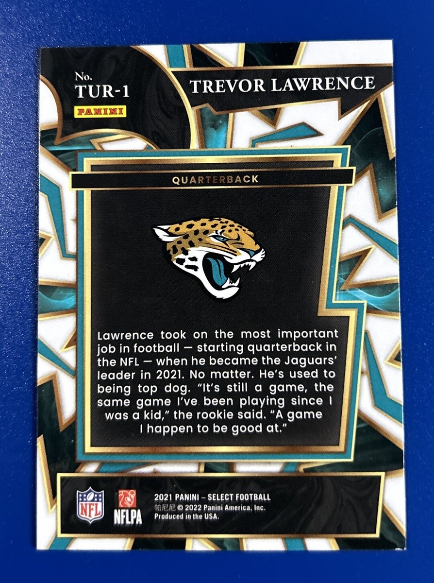 2021 Select Football Trevor Lawrence RC Turbo Charged Jaguars | eBay