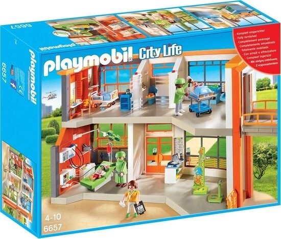 Playmobil City Life 6657 - Childrens Hospital NEW - FREE SHIPPING