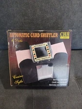 6 Deck Casino Style Automatic Card Shuffler by CHH (#2609XL) Black