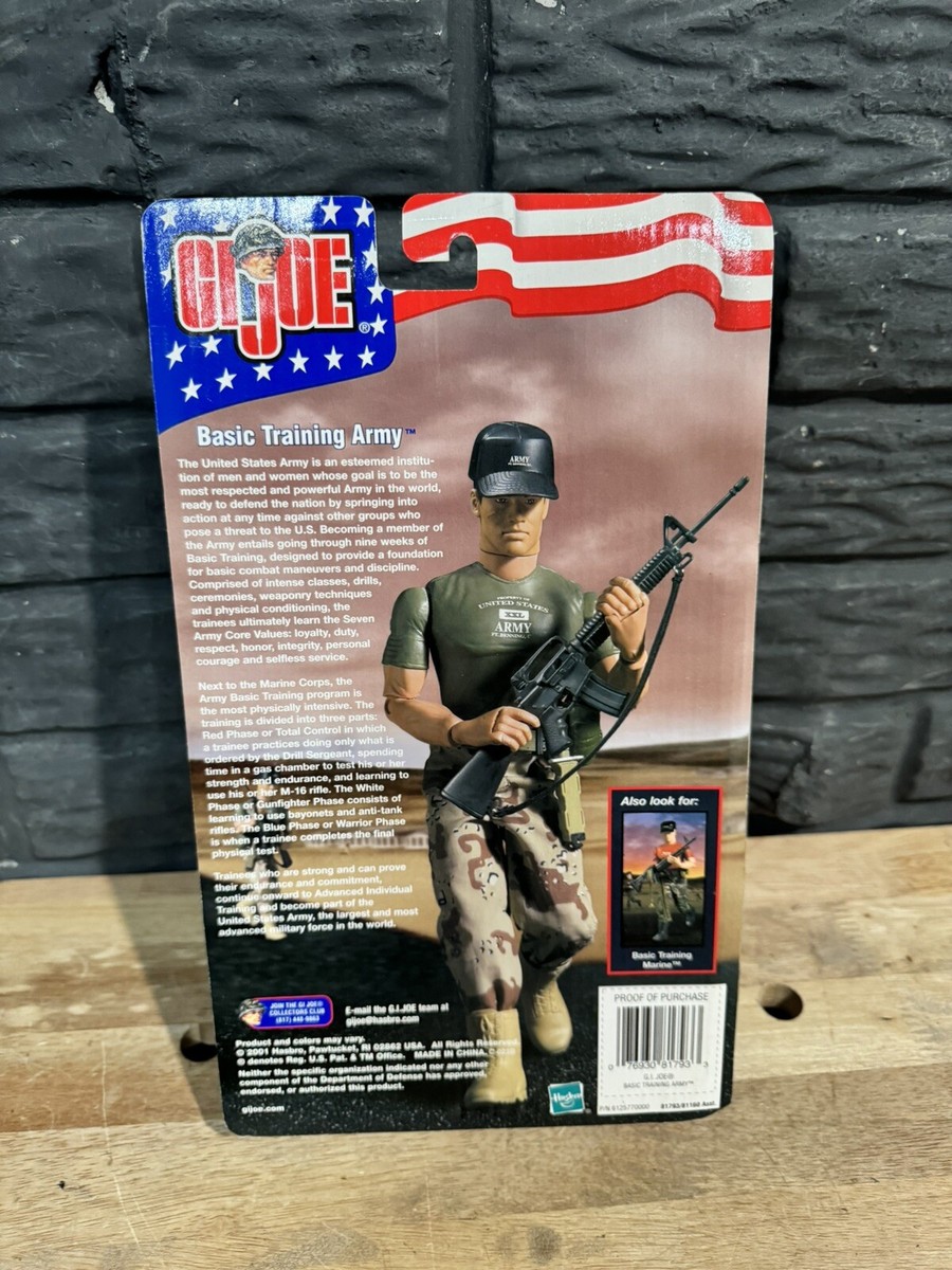 G.I. Joe Basic Training Army Action Figure Hasbro 2001 No